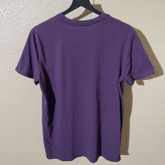 Psycho Bunny Purple V-Neck Men's Tee - Picture 2 of 5